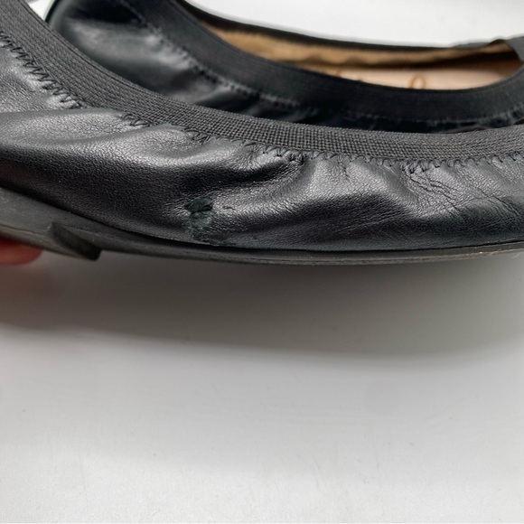 Sam Edelman Cap Toe Baxton Womens Ballet Shoes Flats Size 6.5 Black Leather - Picture 5 of 6